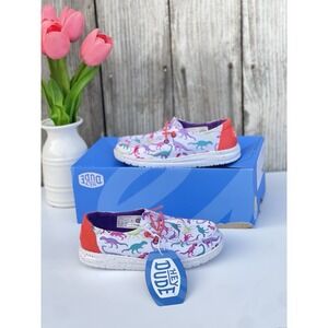 Hey Dude  Wendy Dino Girls' Casual Shoe Size 1 Youth
